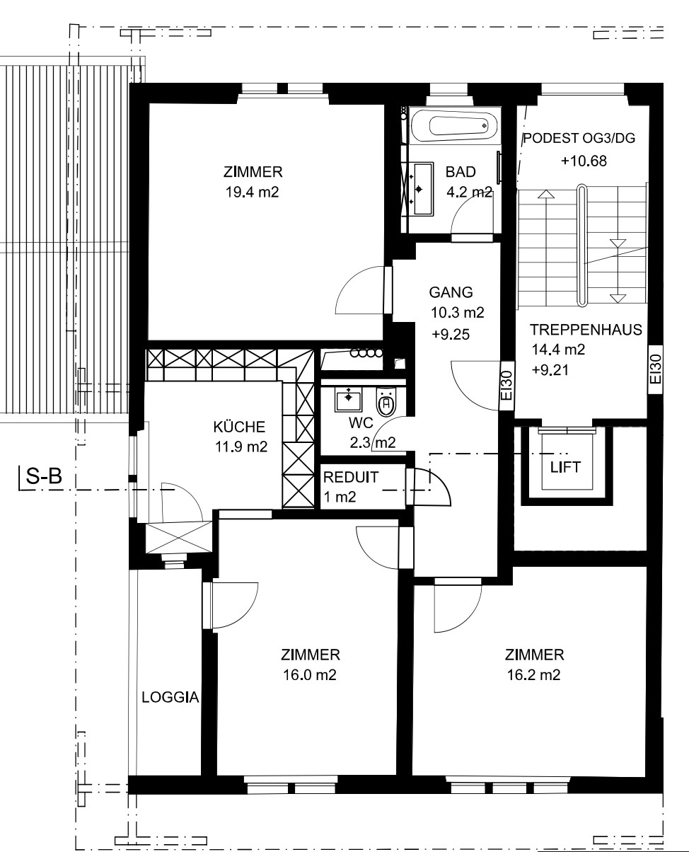 3 ½ Zimmer Wohnung