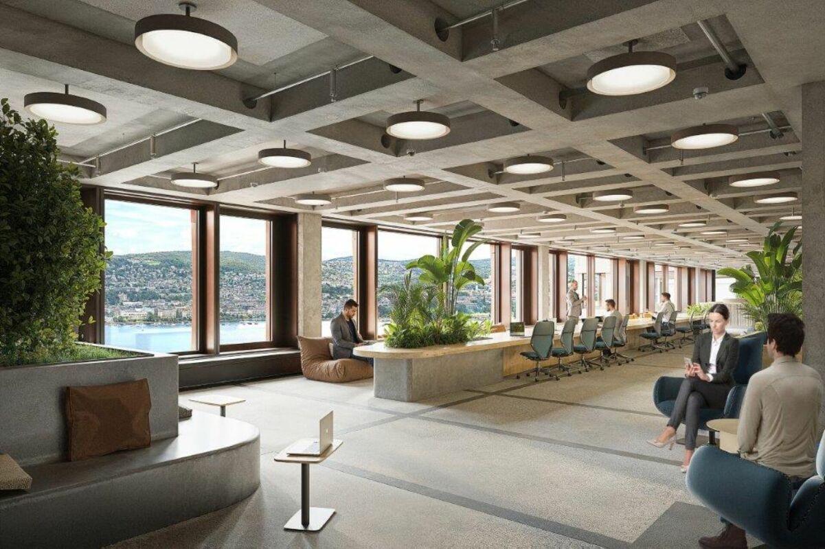 2000m² office