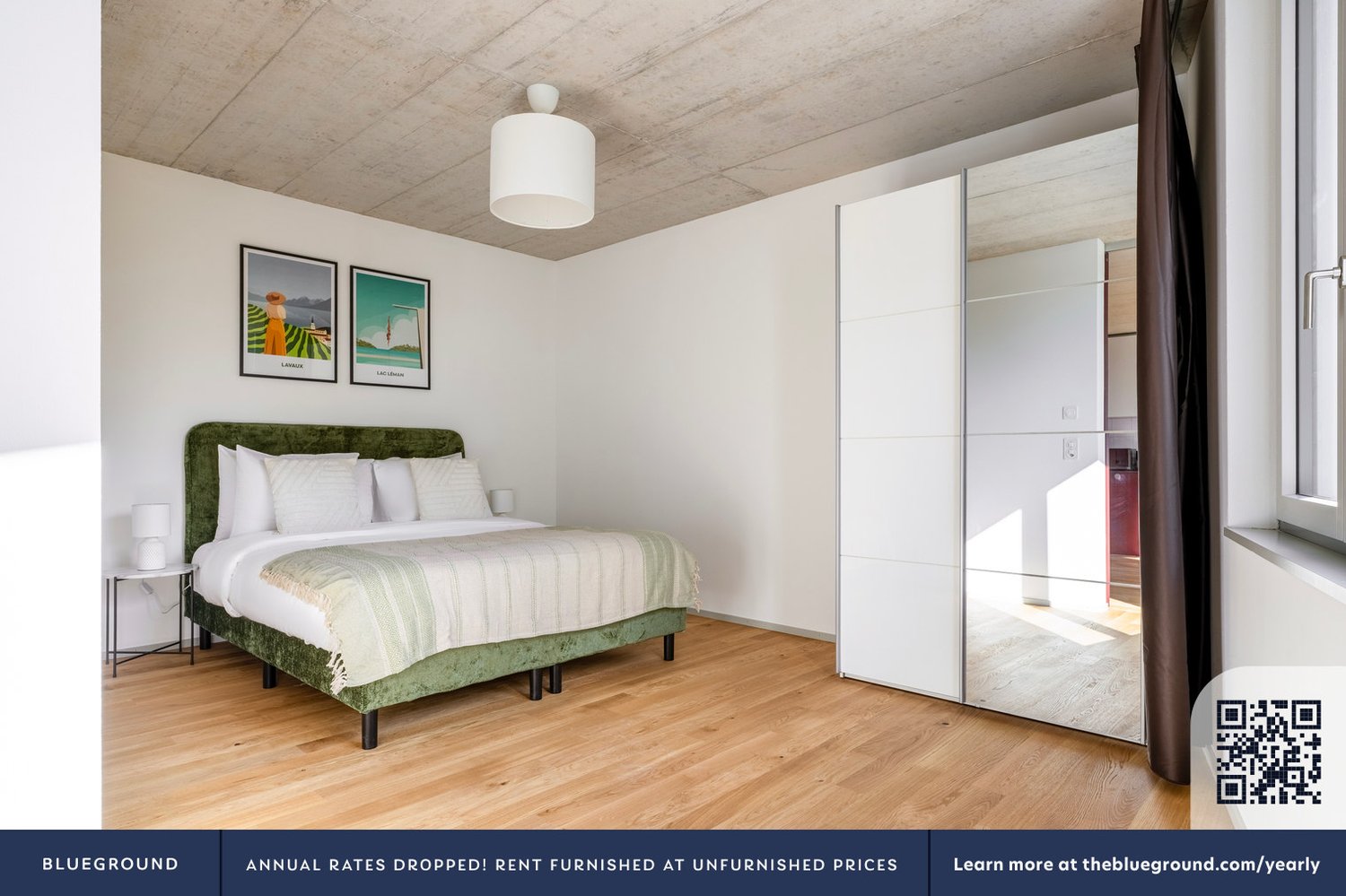 2 ½ rooms furnished flat