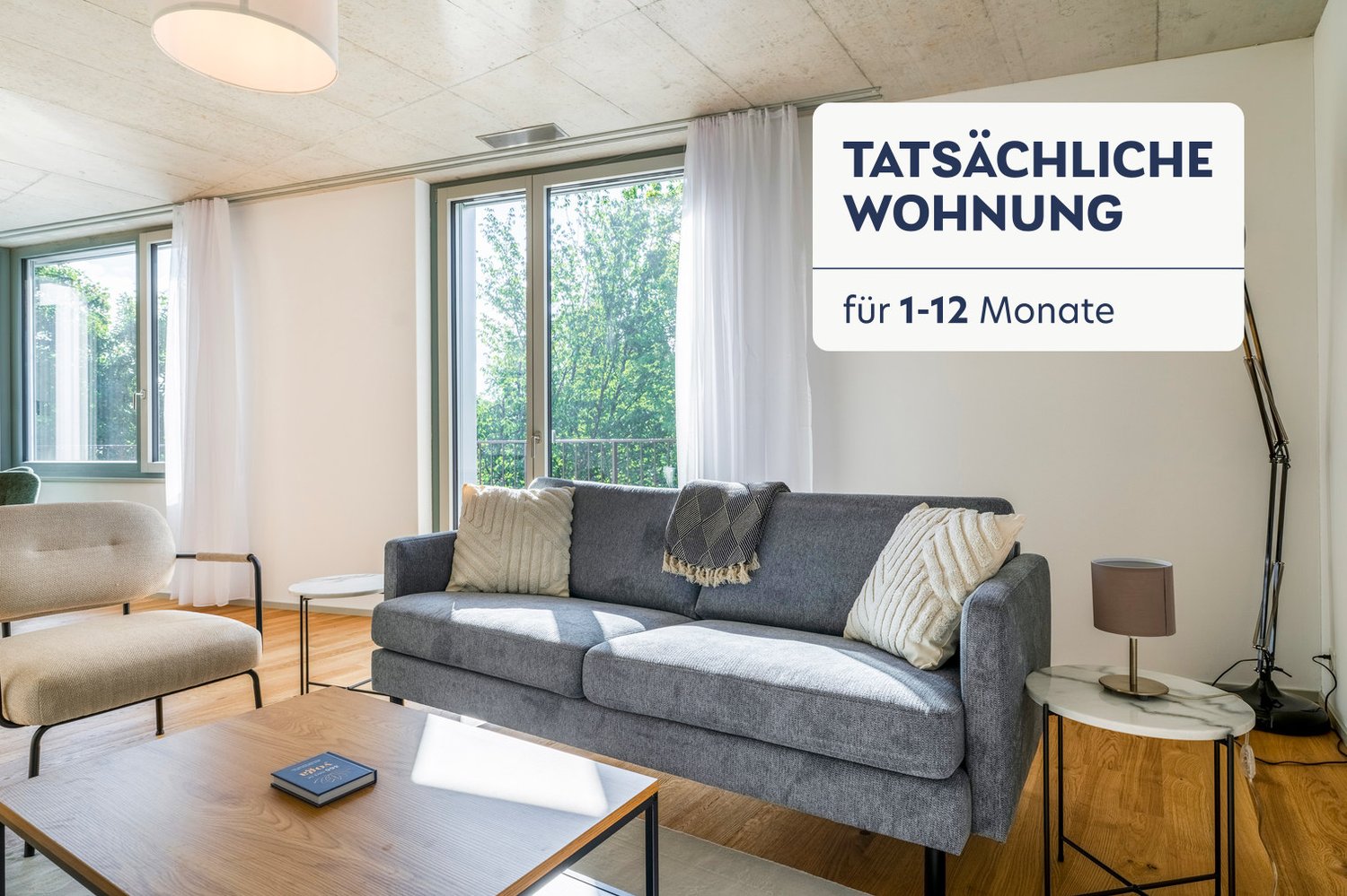 2 ½ rooms furnished flat