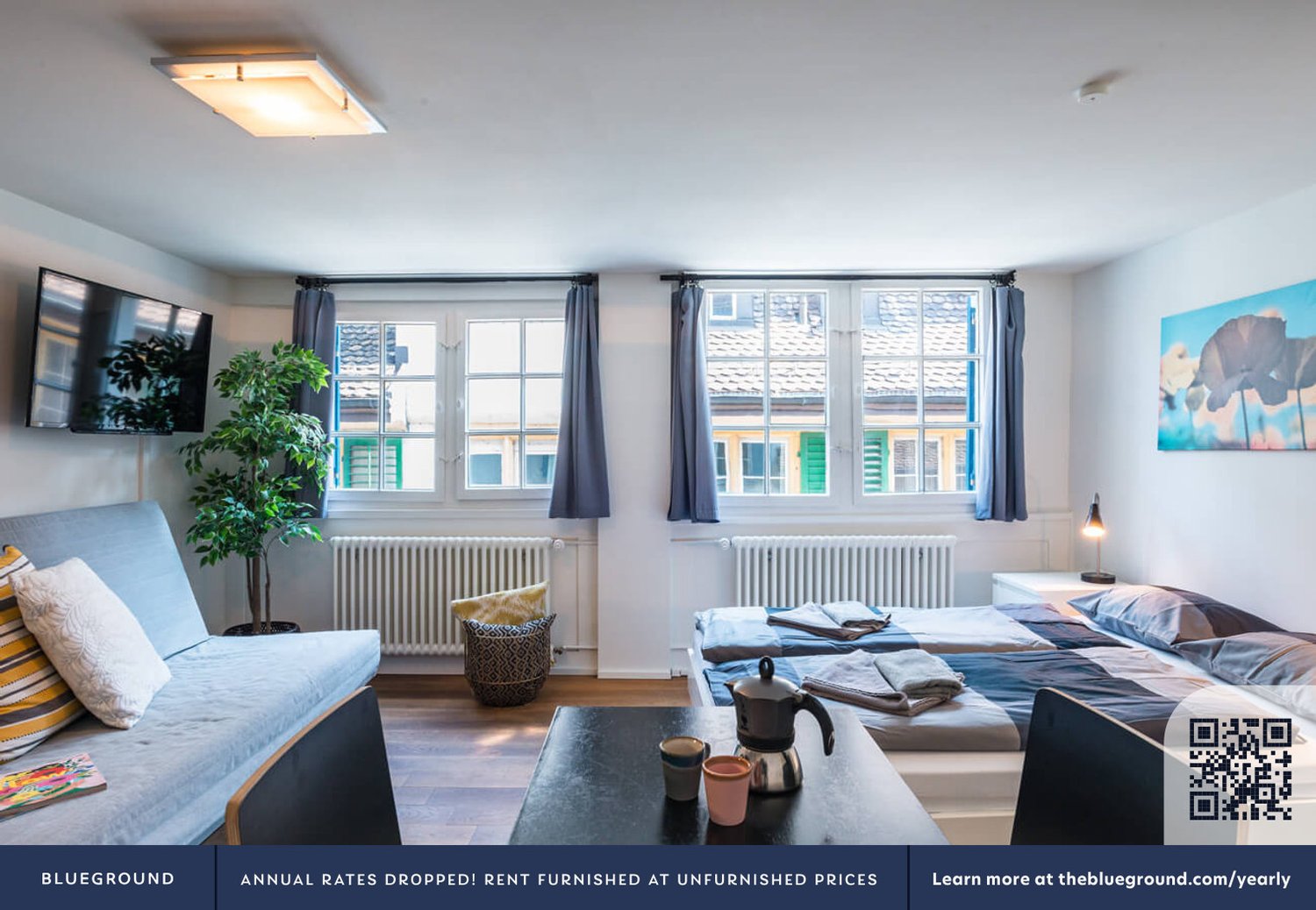 1 room furnished flat