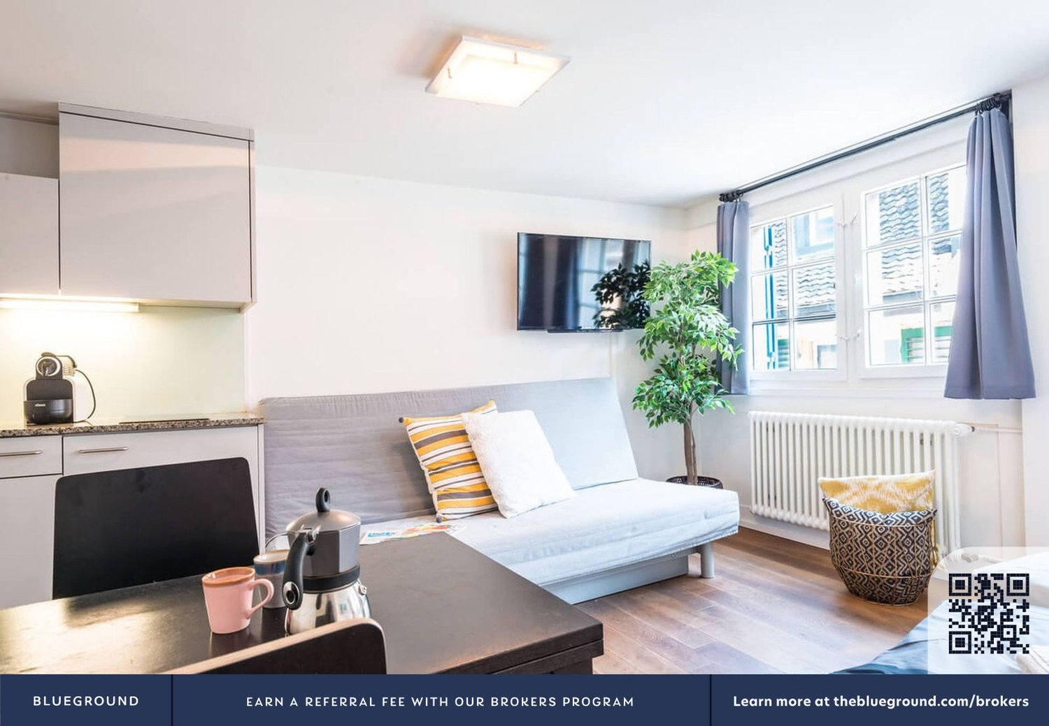1 room furnished flat