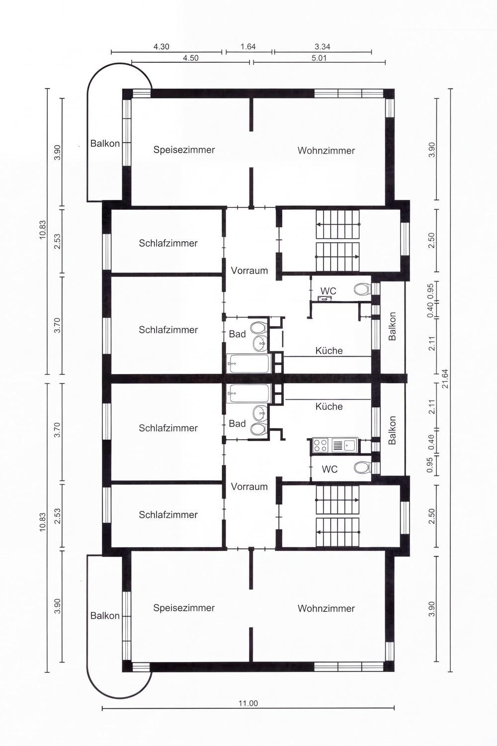 4 rooms apartment