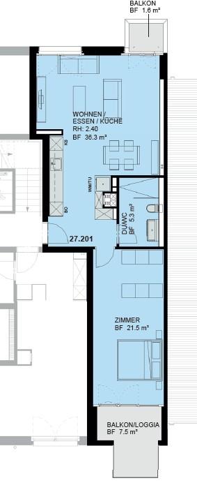 2 ½ rooms apartment, photo 7 of 7