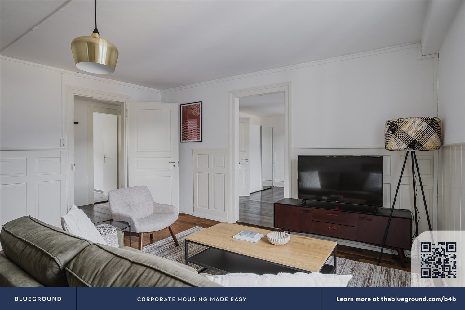 3 ½ rooms furnished flat