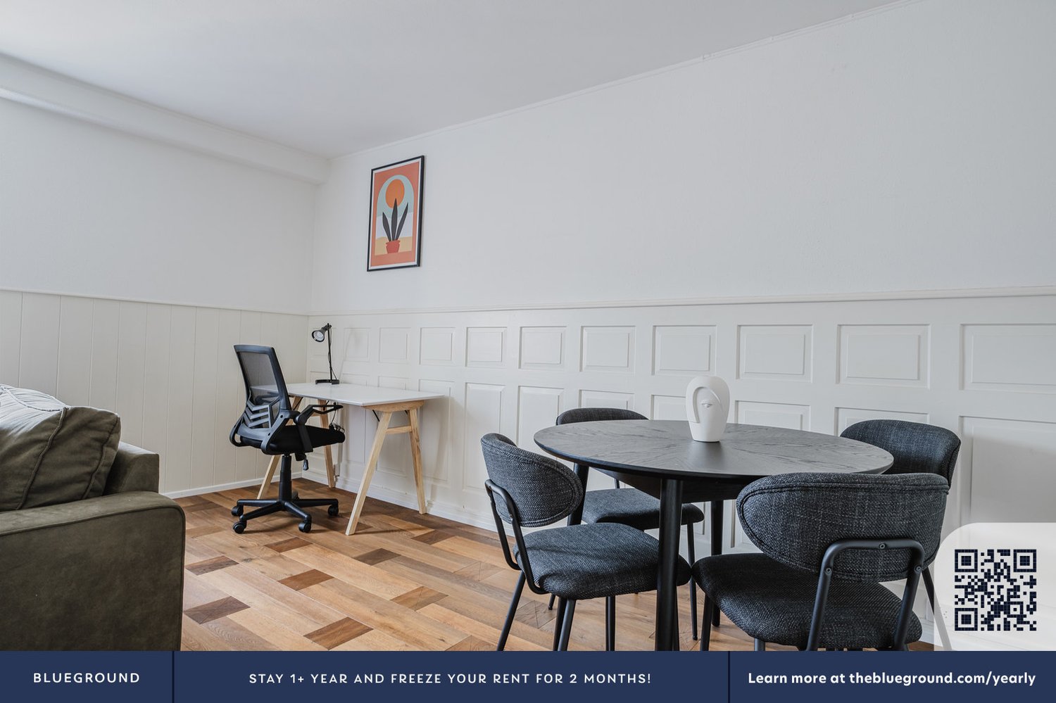 3 ½ rooms furnished flat