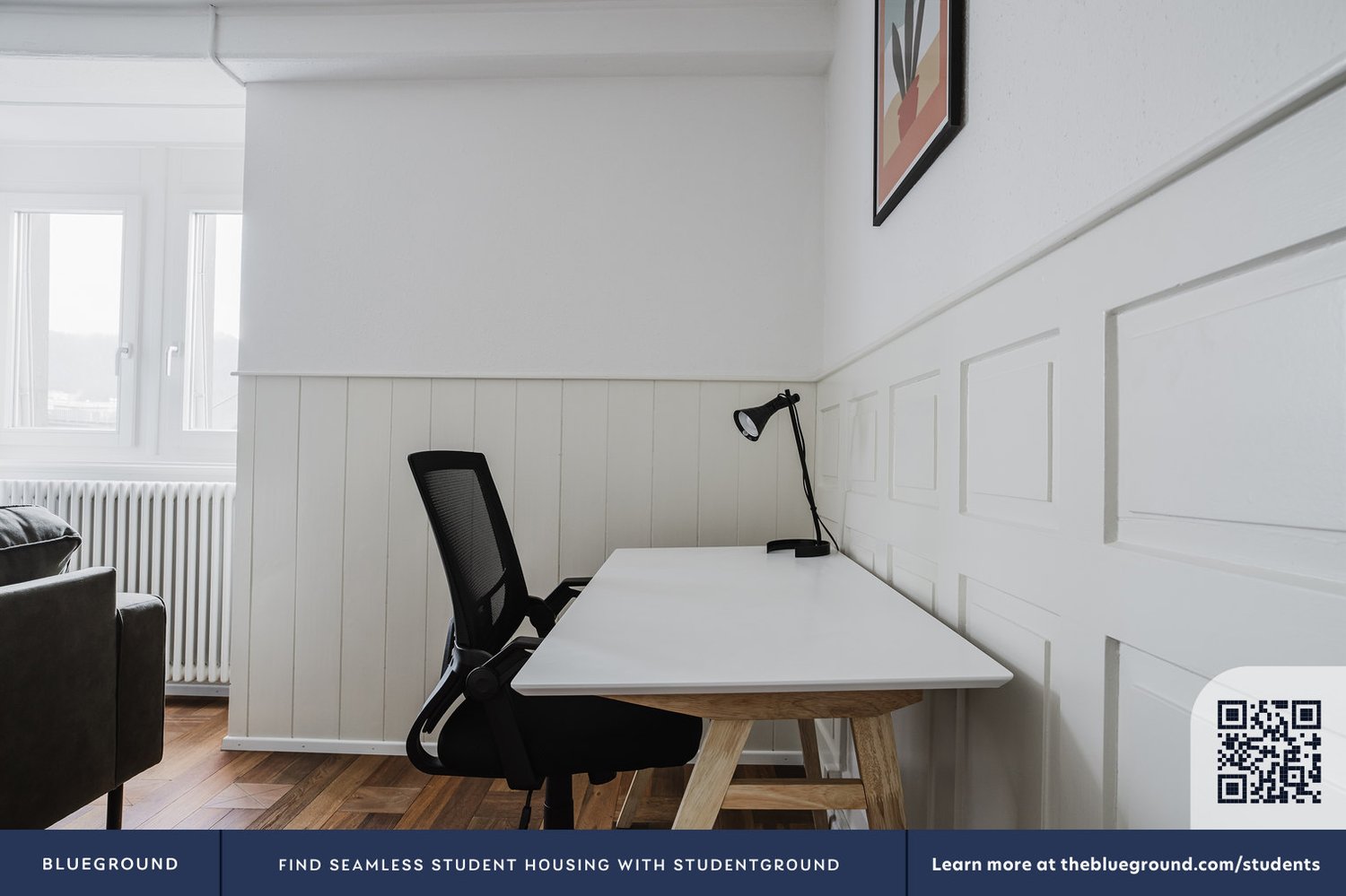 3 ½ rooms furnished flat