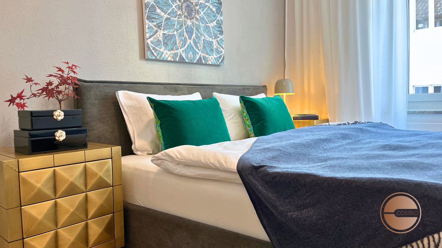 3 rooms furnished flat