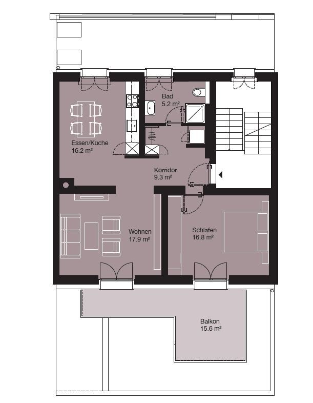 2 ½ rooms apartment, photo 8 of 9
