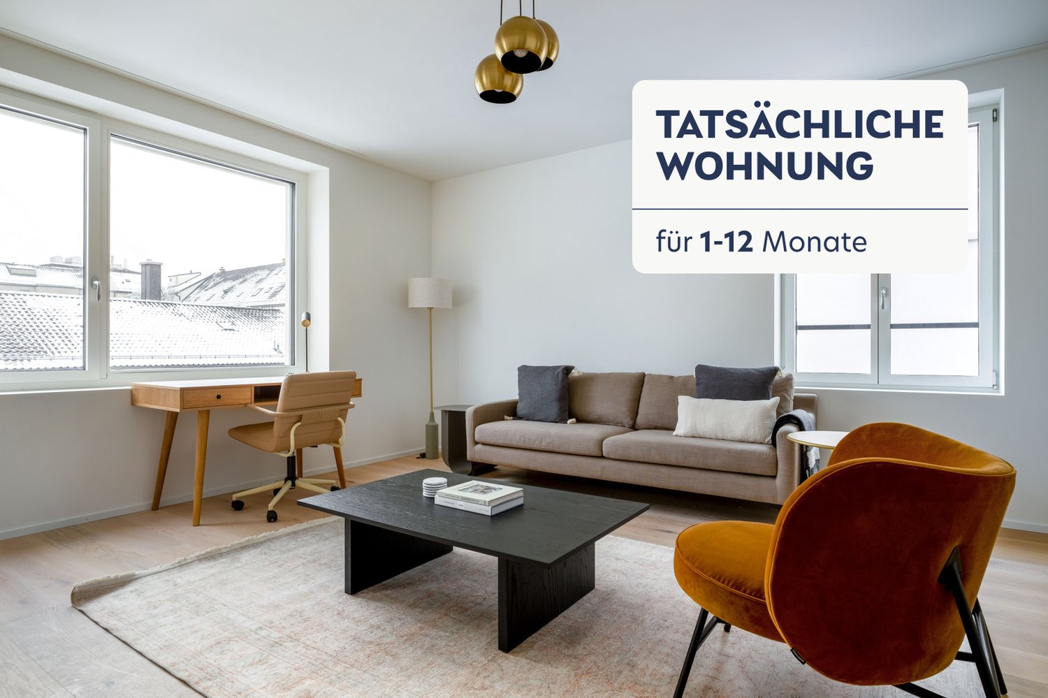 2 rooms furnished flat
