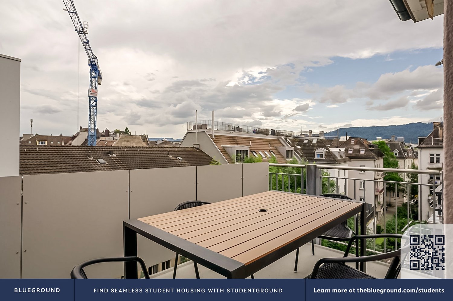 3 ½ rooms furnished flat