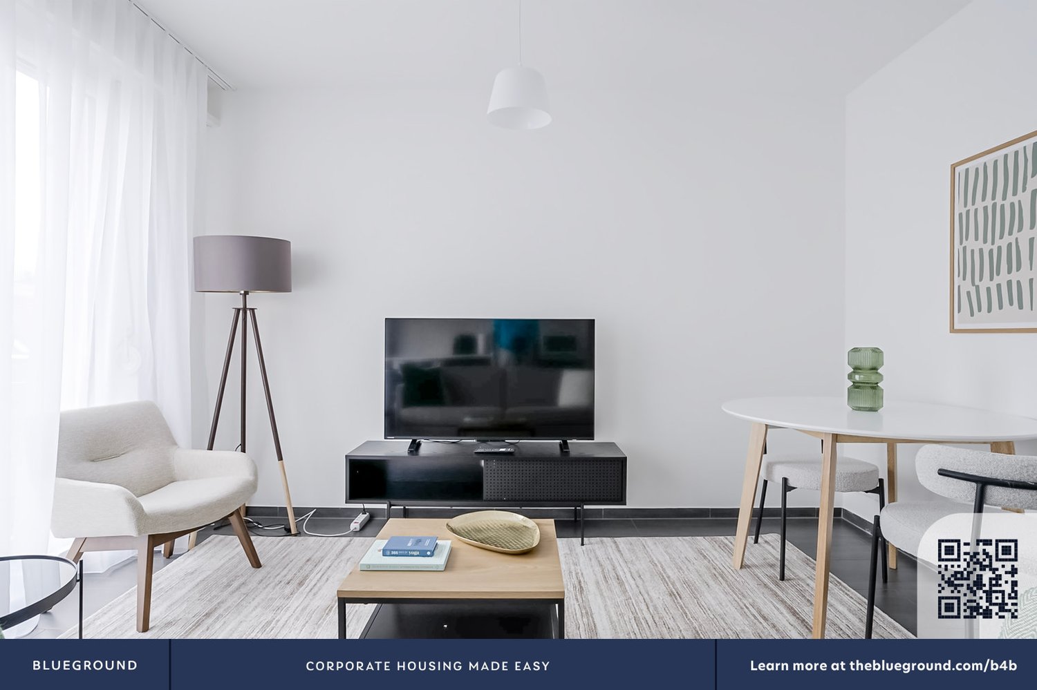 3 ½ rooms furnished flat