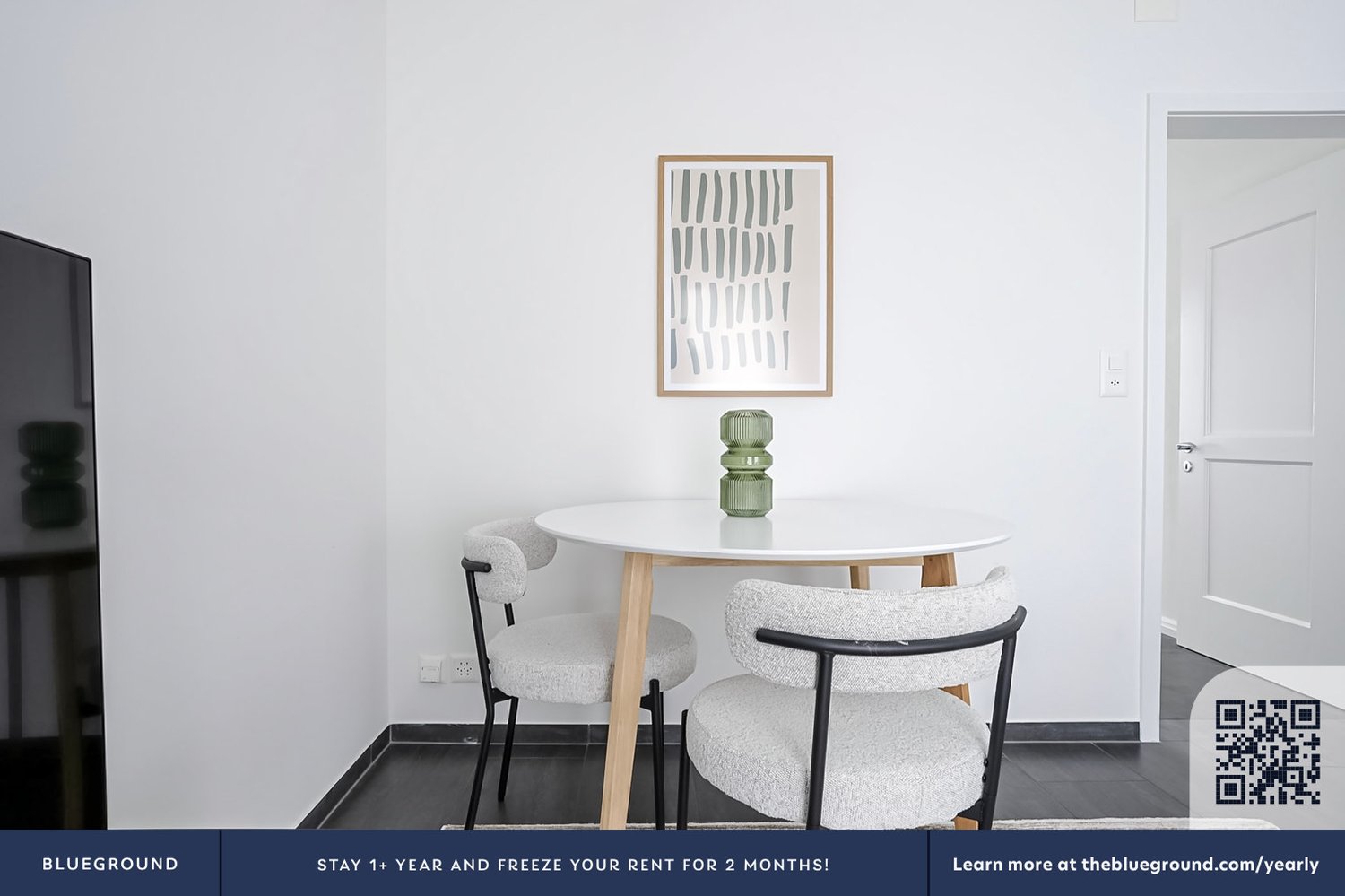 3 ½ rooms furnished flat