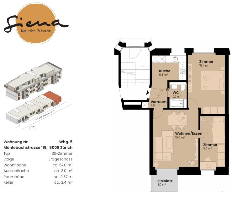 3 ½ rooms apartment, photo 8 of 9