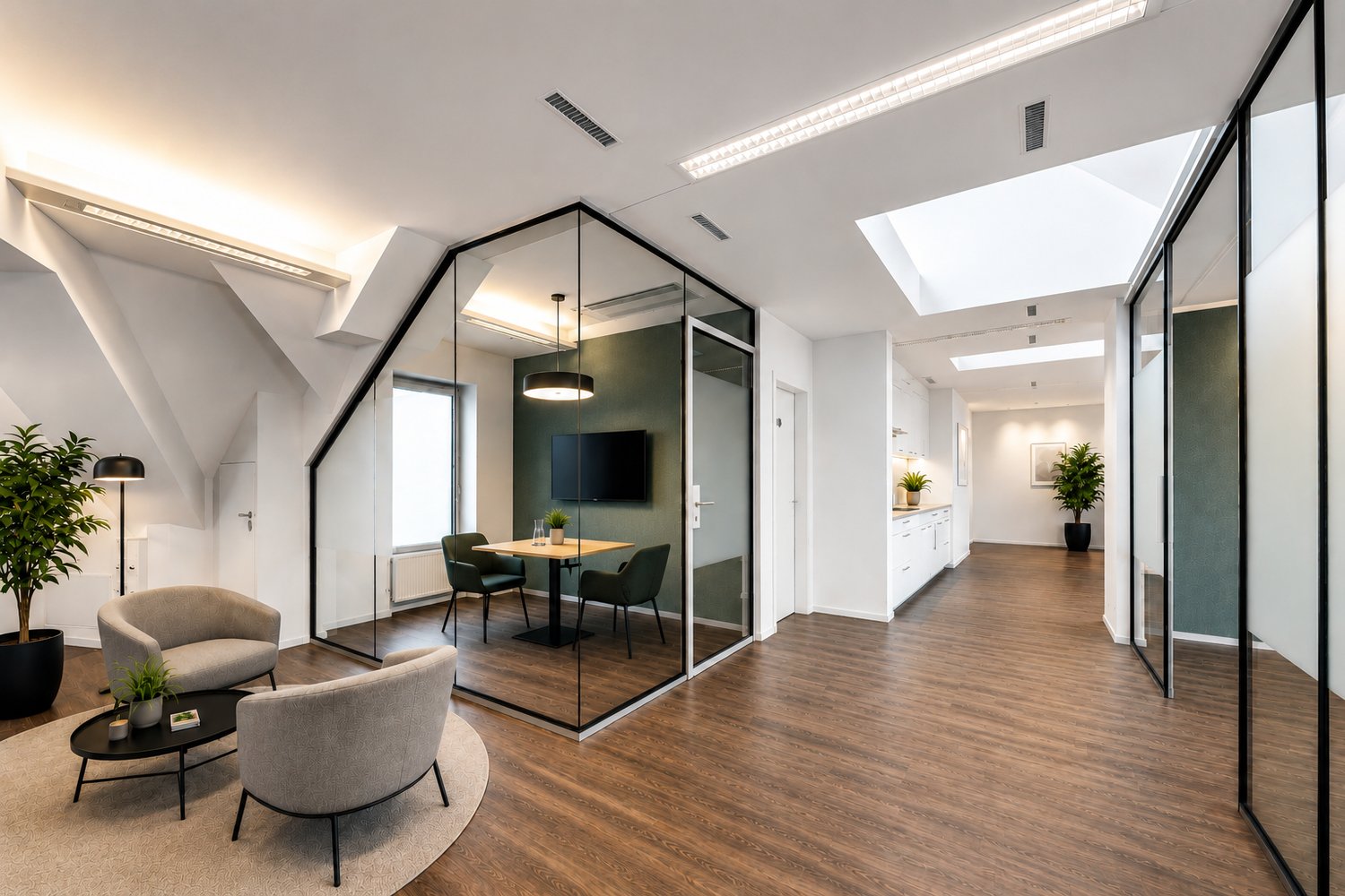 550m² office