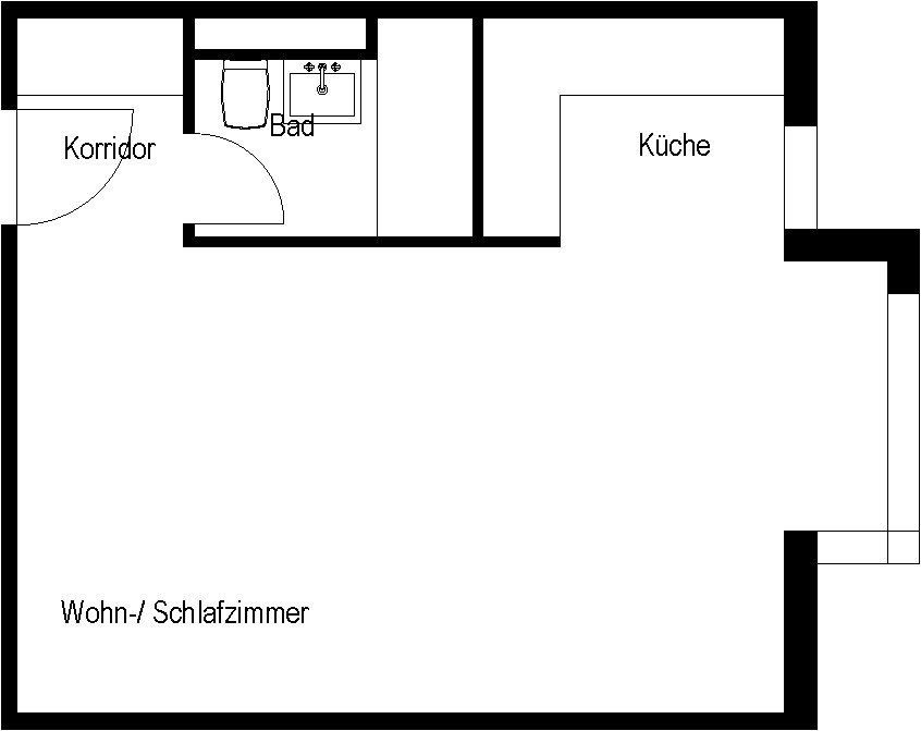 2 room apartment, photo 5 of 5