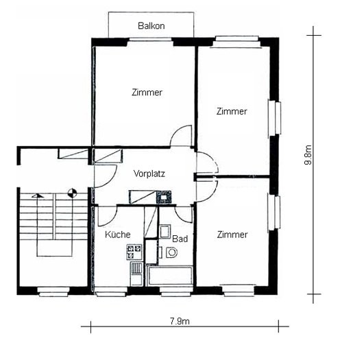 2 rooms apartment, photo 1 of 6