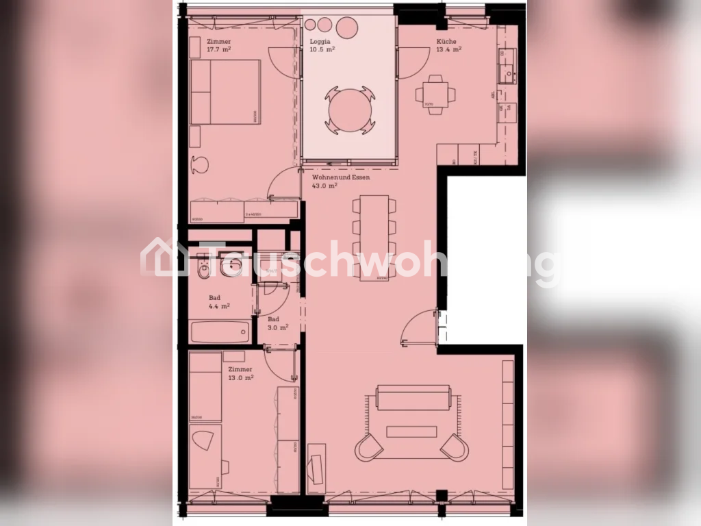 3 ½ rooms apartment