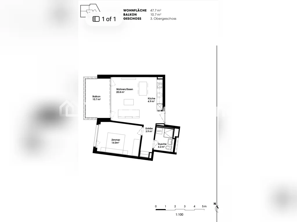 Appartement 2 ½ pièces
