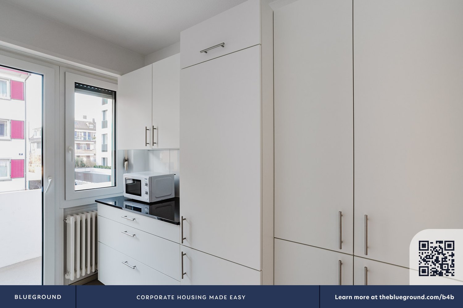 3 rooms furnished flat
