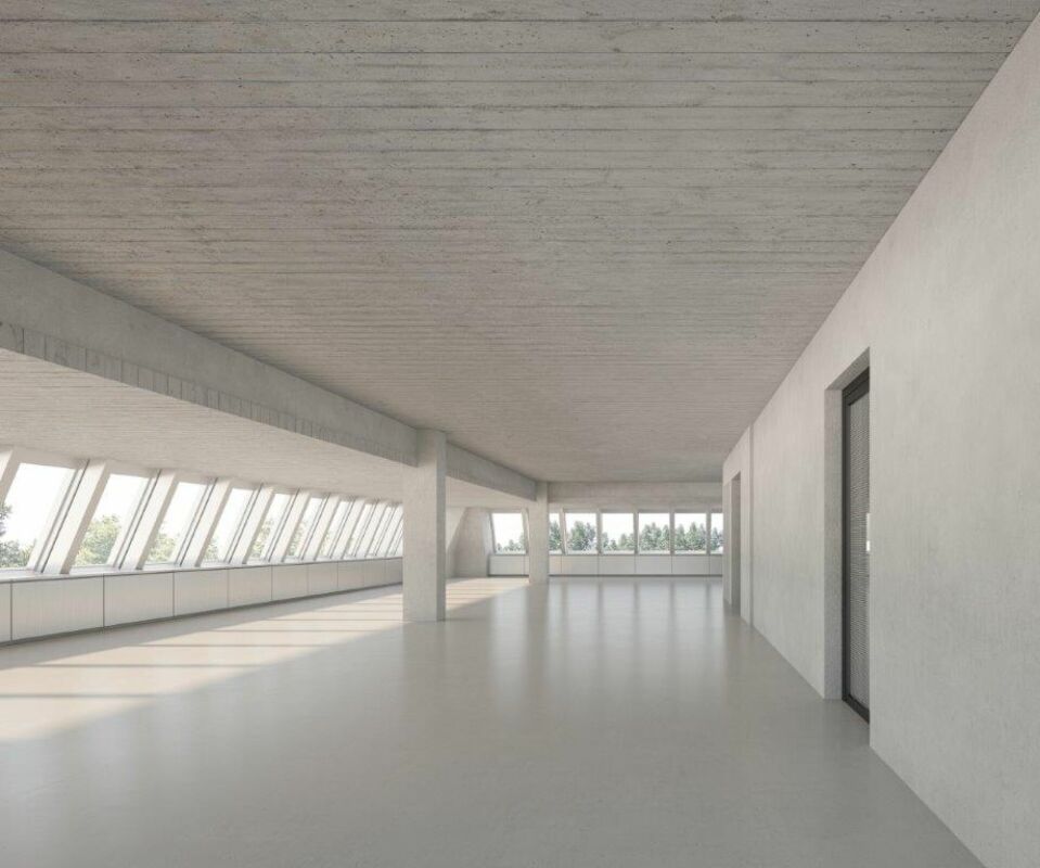 1200m² office