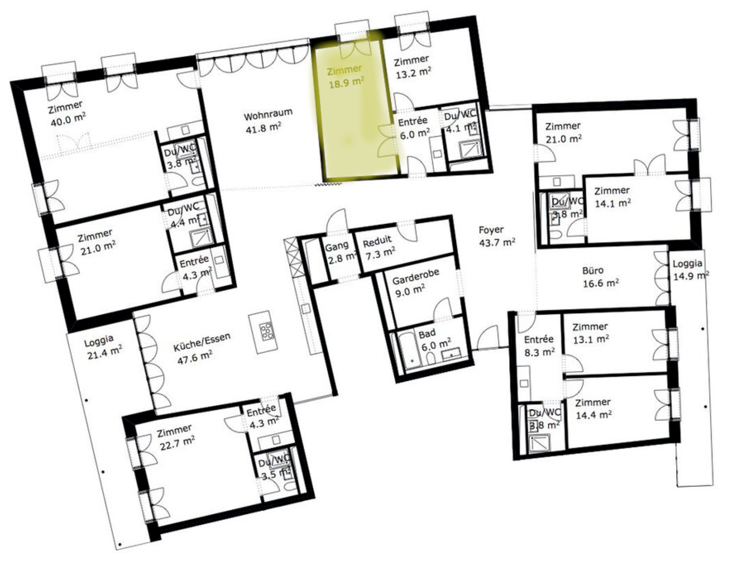 Room in a shared flat