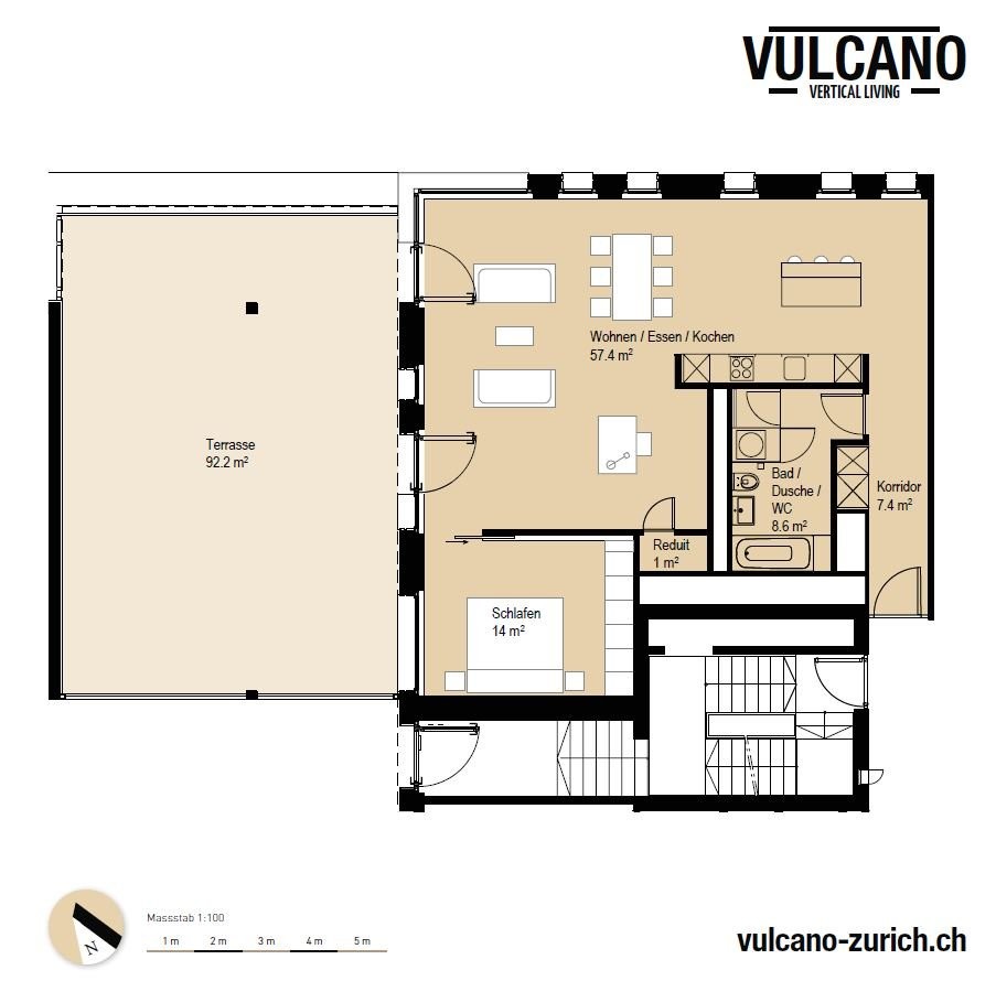 Appartamento arredato di 3 ½ locali
