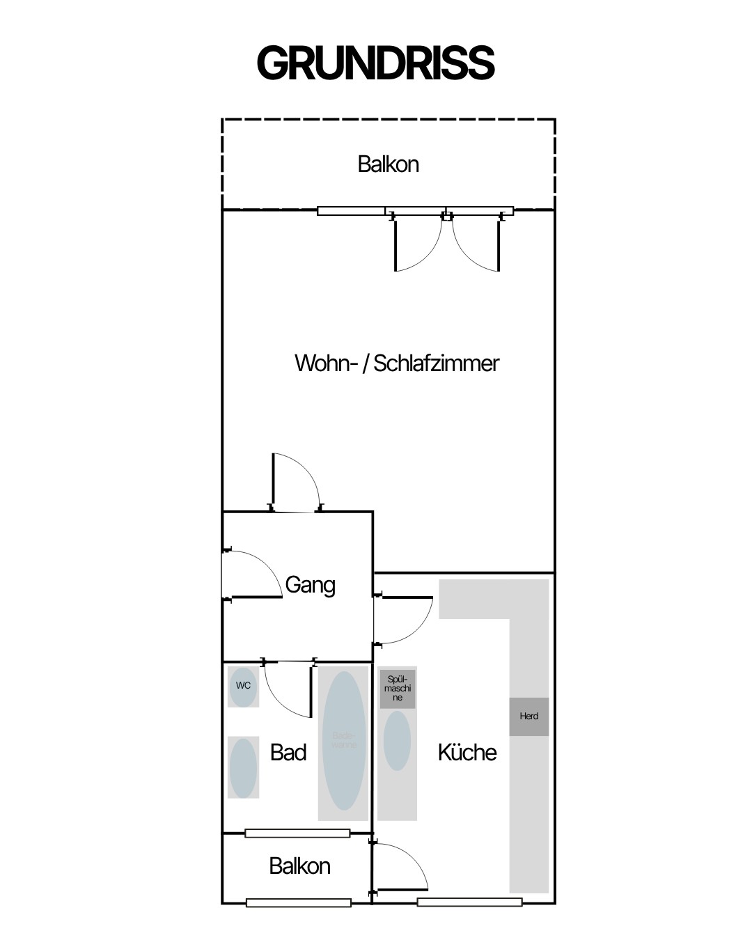 1 ½ rooms apartment, photo 1 of 6