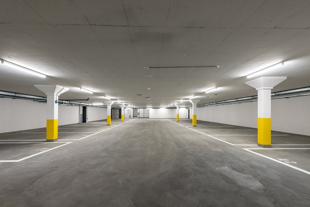 Covered bike parking
