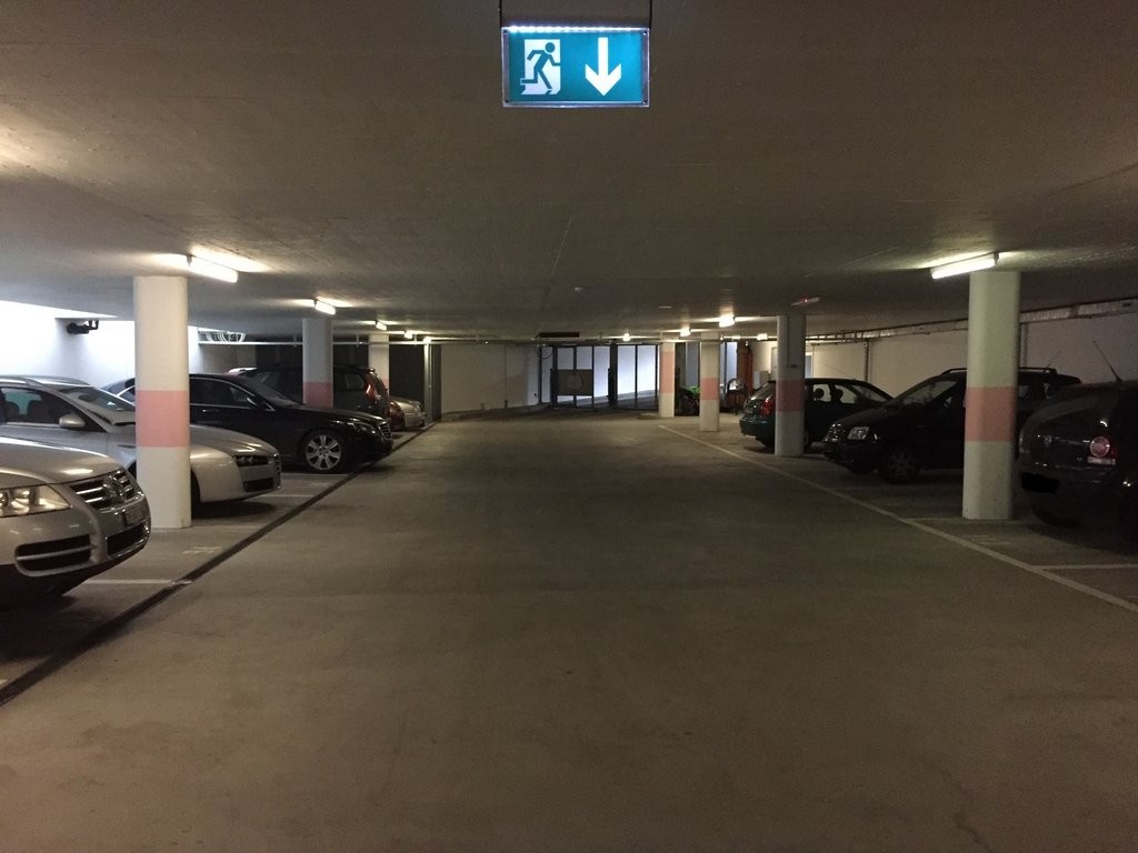 Covered bike parking
