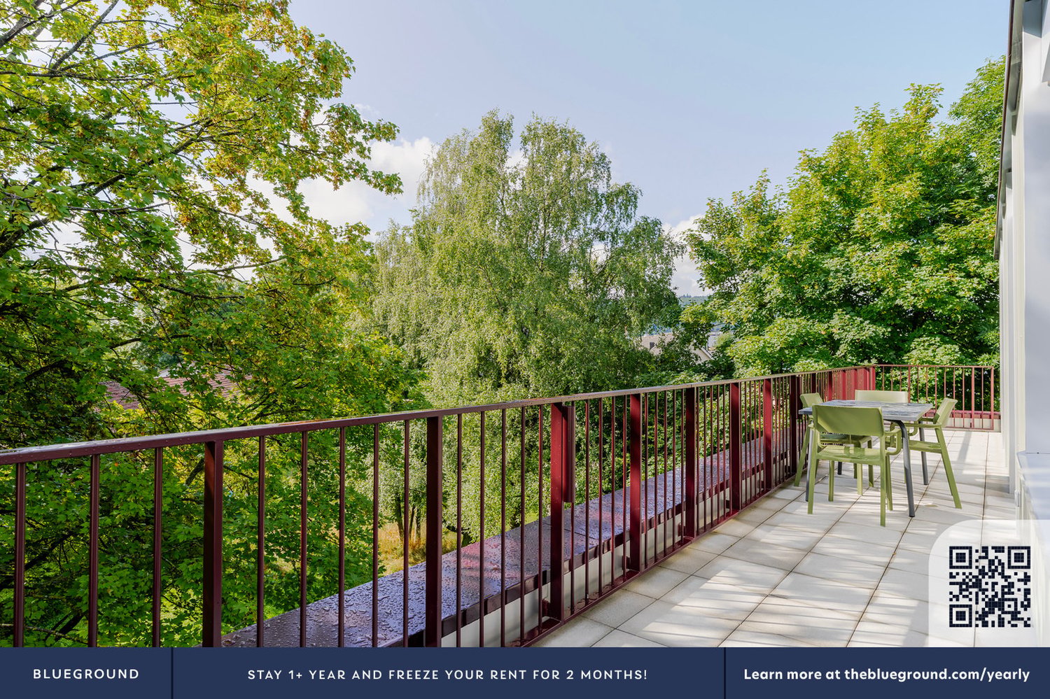 3 ½ rooms furnished flat