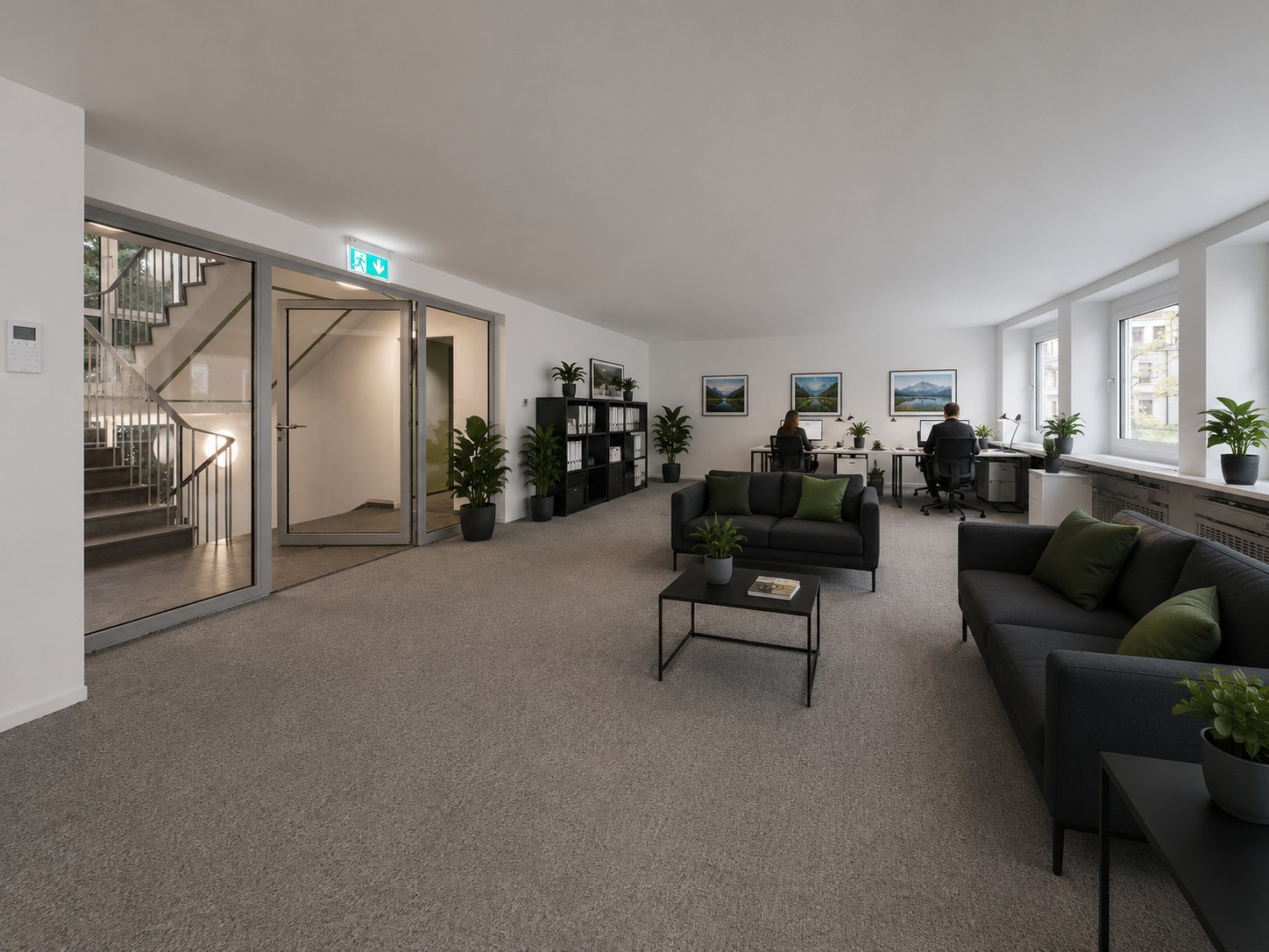 1078m² de bureaux