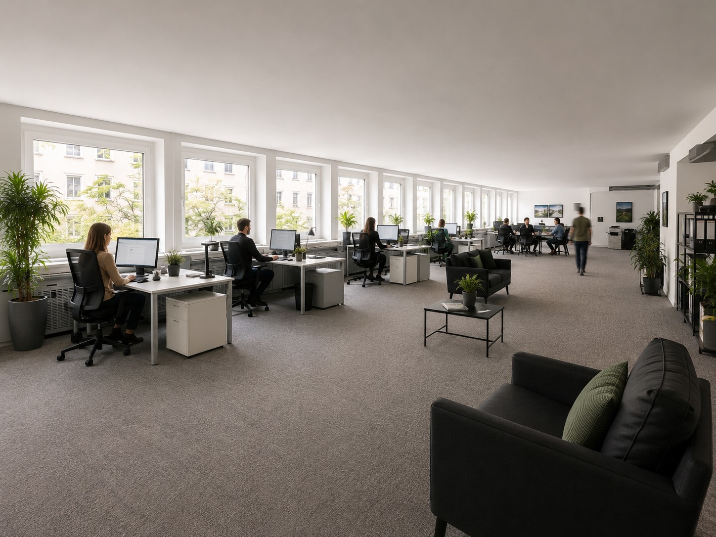 1078m² de bureaux